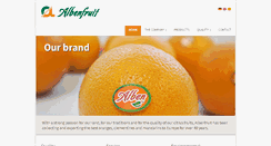 Desktop Screenshot of albenfruit.es